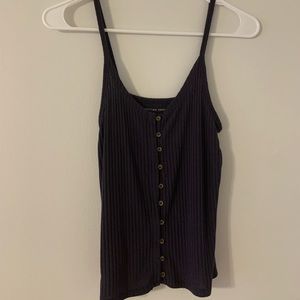 ribbed blue tanktop